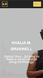 Mobile Screenshot of khaliabraswell.com